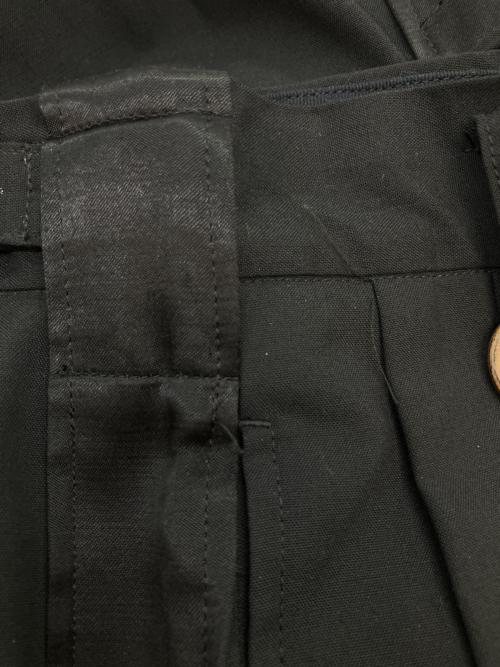 SOSHIOTSUKI（ソウシ オオツキ）SOSHIOTSUKI (ソウシ オオツキ) NORFOLK CARGO TROUSERS カーゴパンツ ブラック サイズ:SIZE 44の古着・服飾アイテム