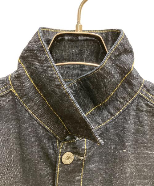 HOUSTON（ヒューストン）HOUSTON (ヒューストン) US COTTON DENIM SHIRT JACKET デニムジャケット インディゴ サイズ:SIZE Mの古着・服飾アイテム