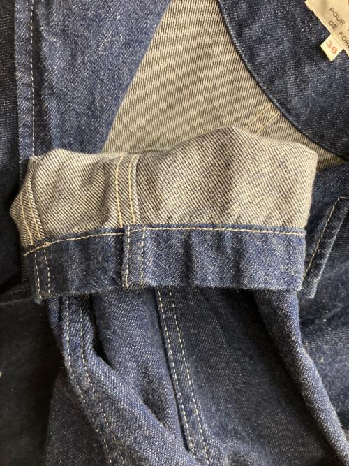 DANTON（ダントン）DANTON (ダントン) WOMEN'S DENIM SHOP COAT デニムコート インディゴ サイズ:SIZE 36の古着・服飾アイテム