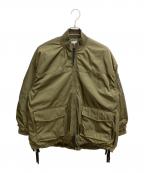 BEARDSLEYビアズリー）の古着「フレアMA-1ブルゾン」｜カーキ