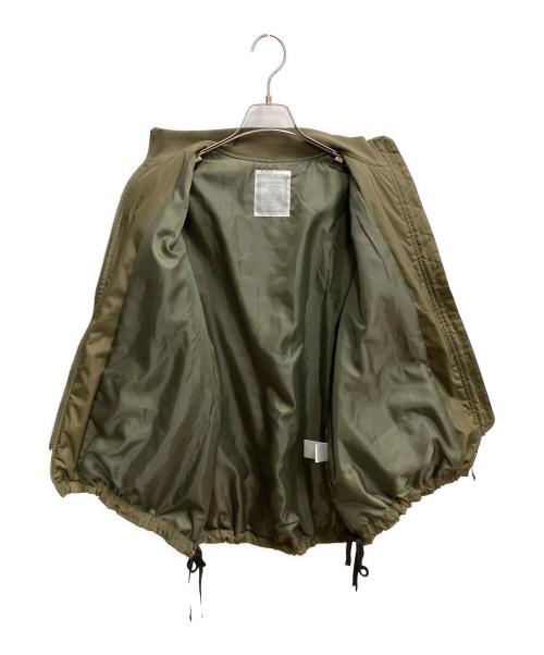 BEARDSLEY（ビアズリー）BEARDSLEY (ビアズリー) フレアMA-1ブルゾン カーキ サイズ:SIZE Freeの古着・服飾アイテム