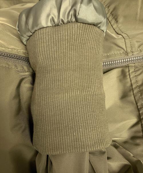 BEARDSLEY（ビアズリー）BEARDSLEY (ビアズリー) フレアMA-1ブルゾン カーキ サイズ:SIZE Freeの古着・服飾アイテム