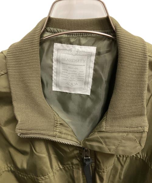 BEARDSLEY（ビアズリー）BEARDSLEY (ビアズリー) フレアMA-1ブルゾン カーキ サイズ:SIZE Freeの古着・服飾アイテム
