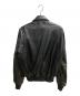 HOUSTON (ヒューストン) SHEEP LEATHER CWU45P FLIGHT JACKET レザージャケット ブラック サイズ:SIZE L：23000円
