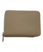 bonaventuraボナベンチュラ）の古着「ミディアムジップ ウォレット ラウンドファスナー財布」｜ベージュ