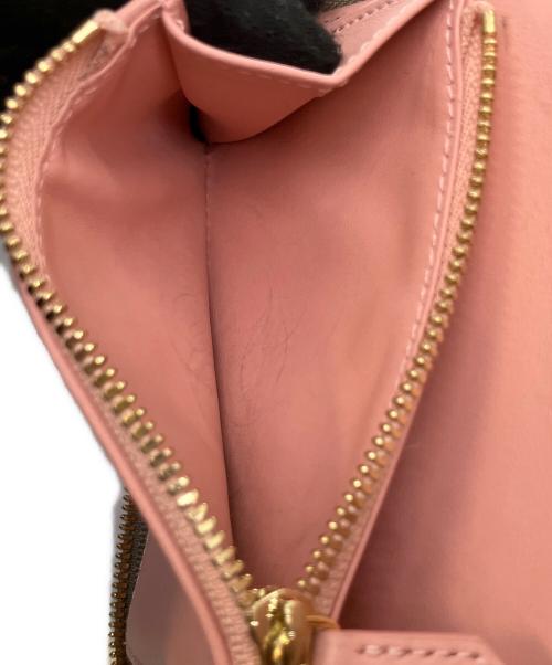 bonaventura（ボナベンチュラ）bonaventura (ボナベンチュラ) ミディアムジップ ウォレット ラウンドファスナー財布 ベージュの古着・服飾アイテム