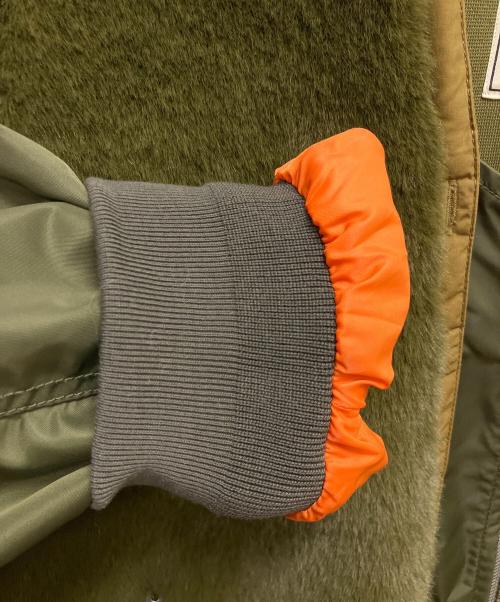 CIAOPANIC TYPY（チャオパニックティピー）CIAOPANIC TYPY (チャオパニックティピー) ファー切替ジャケット オリーブ サイズ:SIZE 1の古着・服飾アイテム