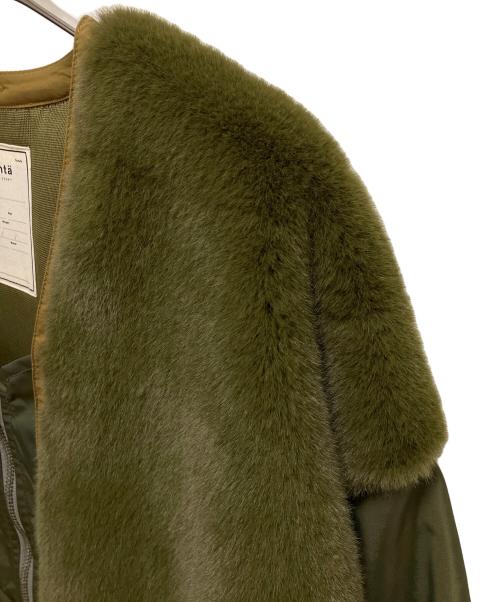 CIAOPANIC TYPY（チャオパニックティピー）CIAOPANIC TYPY (チャオパニックティピー) ファー切替ジャケット オリーブ サイズ:SIZE 1の古着・服飾アイテム