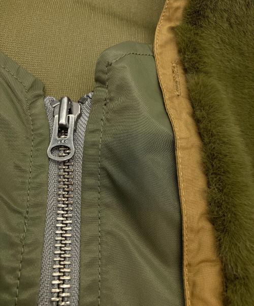 CIAOPANIC TYPY（チャオパニックティピー）CIAOPANIC TYPY (チャオパニックティピー) ファー切替ジャケット オリーブ サイズ:SIZE 1の古着・服飾アイテム