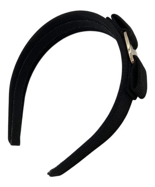 Ferragamo（フェラガモ）Ferragamo (フェラガモ) カチューシャ ブラックの古着・服飾アイテム