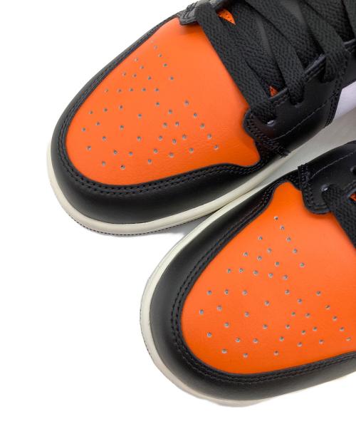 NIKE（ナイキ）NIKE (ナイキ) AIR JORDAN 1 LOW ブラック×オレンジ サイズ:SIZE 28cm 未使用品の古着・服飾アイテム