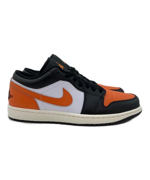 NIKE（ナイキ）NIKE (ナイキ) AIR JORDAN 1 LOW ブラック×オレンジ サイズ:SIZE 28cm 未使用品の古着・服飾アイテム