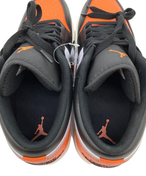 NIKE（ナイキ）NIKE (ナイキ) AIR JORDAN 1 LOW ブラック×オレンジ サイズ:SIZE 28cm 未使用品の古着・服飾アイテム