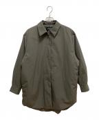 mizuiro-indミズイロインド）の古着「ワイドパディングシャツジャケット」｜グレー