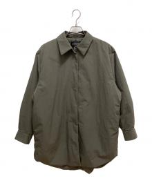 mizuiro-ind（ミズイロインド）の古着「ワイドパディングシャツジャケット」｜グレー