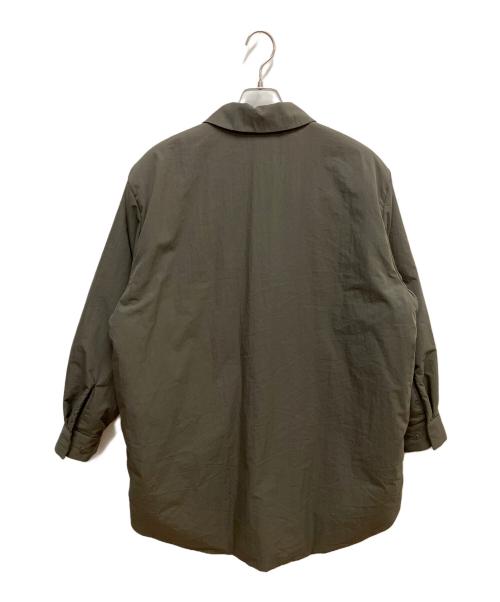 mizuiro-ind（ミズイロインド）mizuiro-ind (ミズイロインド) ワイドパディングシャツジャケット グレー サイズ:不明の古着・服飾アイテム