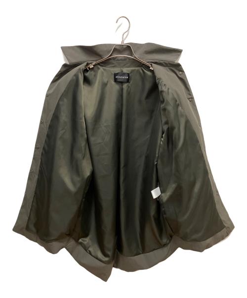 mizuiro-ind（ミズイロインド）mizuiro-ind (ミズイロインド) ワイドパディングシャツジャケット グレー サイズ:不明の古着・服飾アイテム