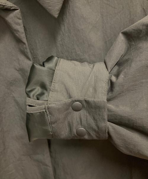 mizuiro-ind（ミズイロインド）mizuiro-ind (ミズイロインド) ワイドパディングシャツジャケット グレー サイズ:不明の古着・服飾アイテム