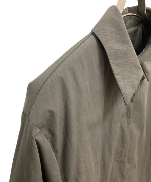 mizuiro-ind（ミズイロインド）mizuiro-ind (ミズイロインド) ワイドパディングシャツジャケット グレー サイズ:不明の古着・服飾アイテム