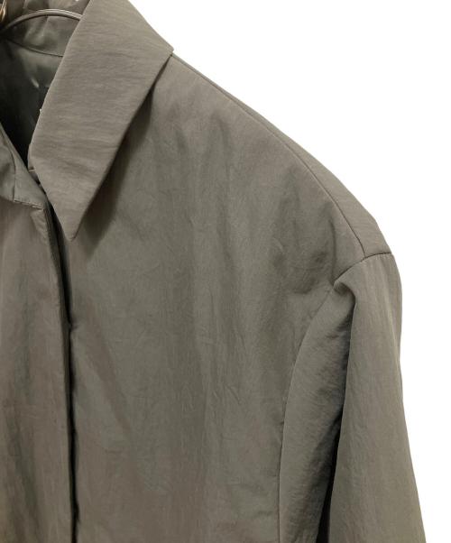 mizuiro-ind（ミズイロインド）mizuiro-ind (ミズイロインド) ワイドパディングシャツジャケット グレー サイズ:不明の古着・服飾アイテム