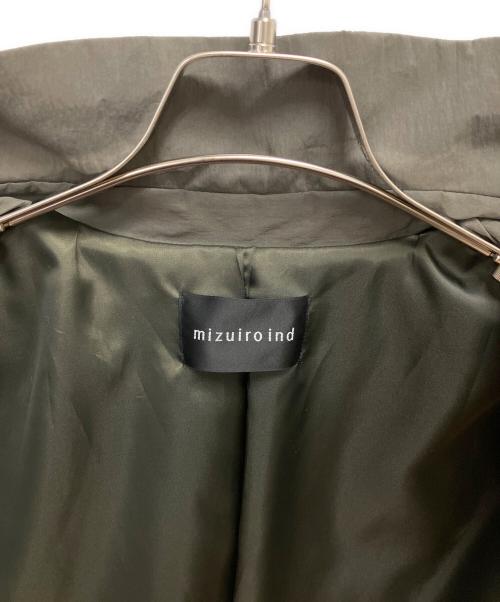 mizuiro-ind（ミズイロインド）mizuiro-ind (ミズイロインド) ワイドパディングシャツジャケット グレー サイズ:不明の古着・服飾アイテム