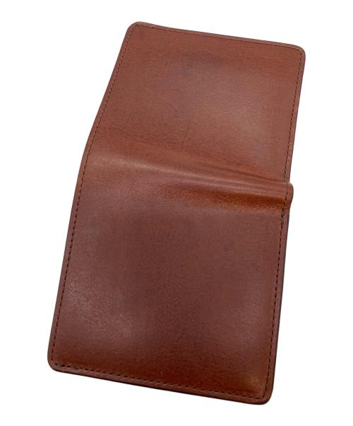 SLOW&CO（スロウアンドコー）SLOW&CO (スロウアンドコー) herbie - mini wallet - 2つ折り財布 ブラウンの古着・服飾アイテム