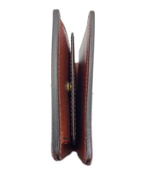 SLOW&CO（スロウアンドコー）SLOW&CO (スロウアンドコー) herbie - mini wallet - 2つ折り財布 ブラウンの古着・服飾アイテム