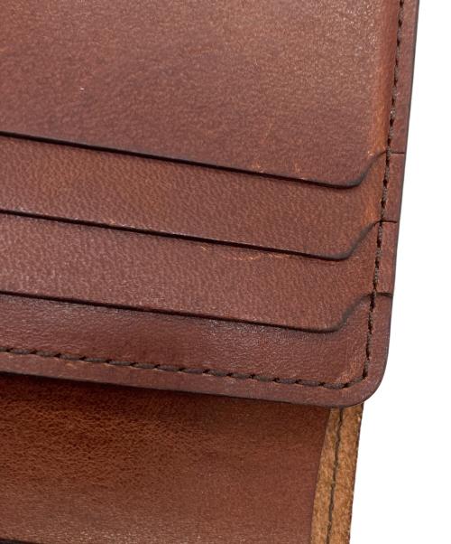 SLOW&CO（スロウアンドコー）SLOW&CO (スロウアンドコー) herbie - mini wallet - 2つ折り財布 ブラウンの古着・服飾アイテム