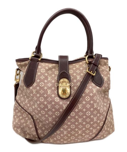 LOUIS VUITTON（ルイ ヴィトン）LOUIS VUITTON (ルイ ヴィトン) モノグラム イディール エレジー セピア 2WAYバッグ ピンク×ブラウンの古着・服飾アイテム