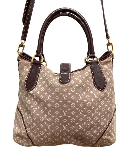 LOUIS VUITTON（ルイ ヴィトン）LOUIS VUITTON (ルイ ヴィトン) モノグラム イディール エレジー セピア 2WAYバッグ ピンク×ブラウンの古着・服飾アイテム