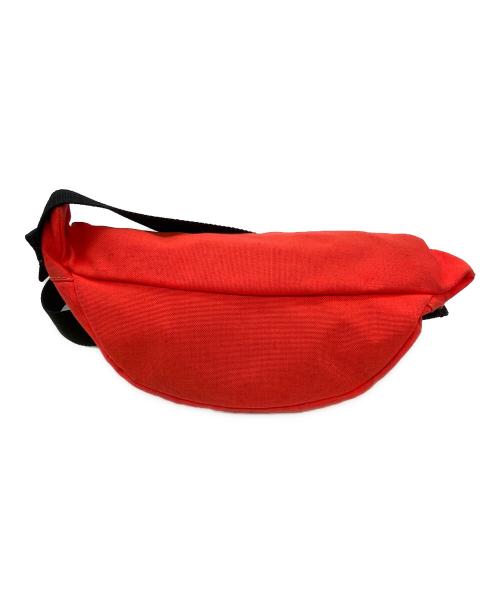 Maison Margiela（メゾンマルジェラ）Maison Margiela (メゾンマルジェラ) CROSS BODY POUCH ウエストバッグ レッド×ブラックの古着・服飾アイテム