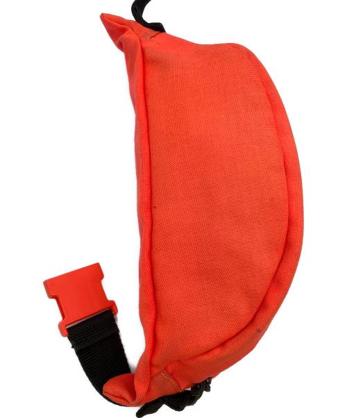 Maison Margiela（メゾンマルジェラ）Maison Margiela (メゾンマルジェラ) CROSS BODY POUCH ウエストバッグ レッド×ブラックの古着・服飾アイテム