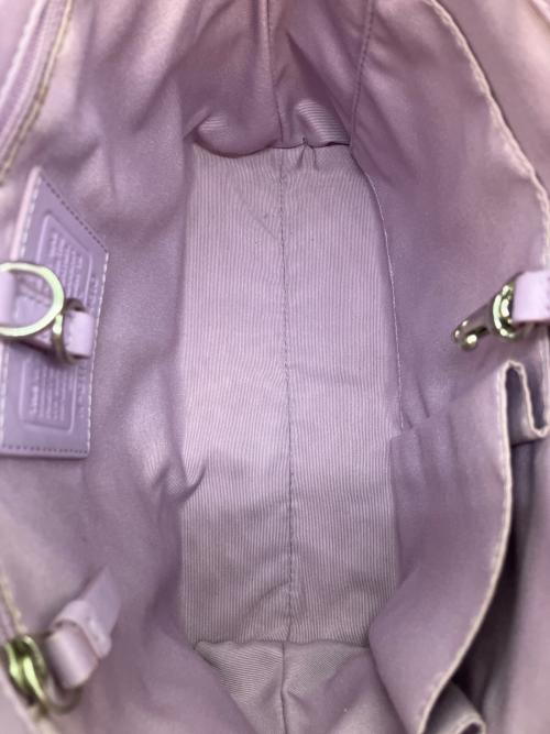 COACH（コーチ）COACH (コーチ) シグネチャー ミニ トートバッグ ベージュの古着・服飾アイテム