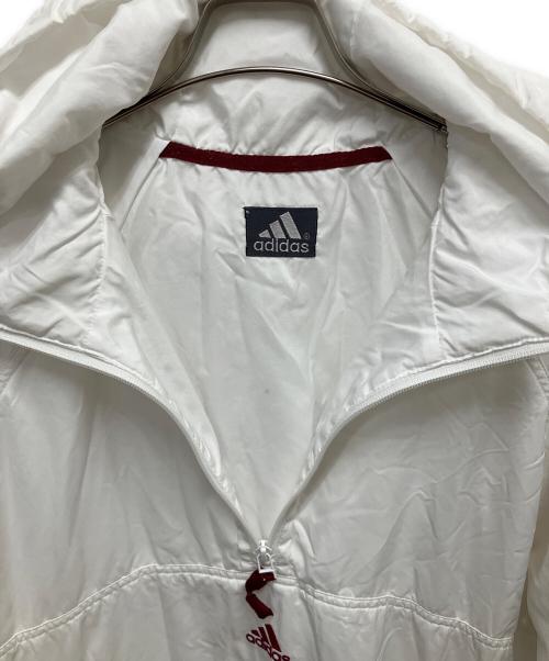 adidas（アディダス）adidas (アディダス) アノラックパーカー ホワイト×レッド サイズ:SIZE Mの古着・服飾アイテム