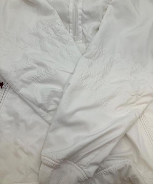 adidas（アディダス）adidas (アディダス) アノラックパーカー ホワイト×レッド サイズ:SIZE Mの古着・服飾アイテム
