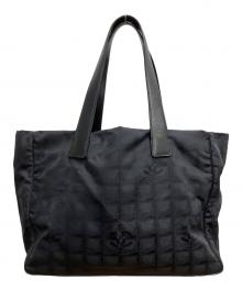 CHANEL（シャネル）の古着「ニュートラベルラインMM トートバッグ」｜ブラック