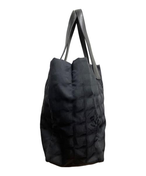 CHANEL（シャネル）CHANEL (シャネル) ニュートラベルラインMM トートバッグ ブラックの古着・服飾アイテム