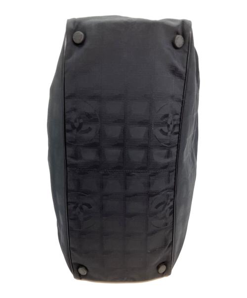 CHANEL（シャネル）CHANEL (シャネル) ニュートラベルラインMM トートバッグ ブラックの古着・服飾アイテム