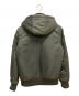 ALPHA (アルファ) フーデッドリブジャケット MA-1 フライトジャケット グリーン サイズ:SIZE M：7000円