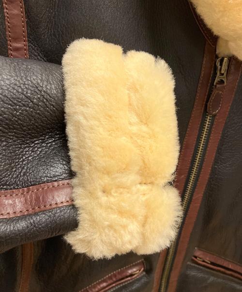 LIASON（リエゾン）LIASON (リエゾン) TYPE B-6 JACKET ムートンジャケット ブラック サイズ:SIZE Lの古着・服飾アイテム