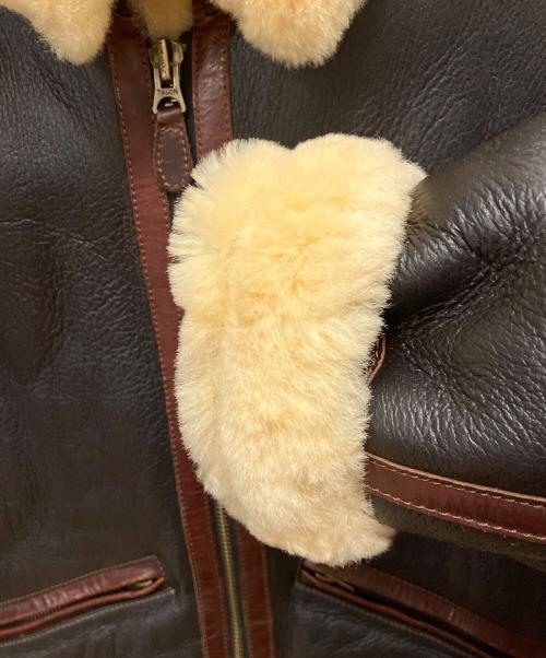 LIASON（リエゾン）LIASON (リエゾン) TYPE B-6 JACKET ムートンジャケット ブラック サイズ:SIZE Lの古着・服飾アイテム