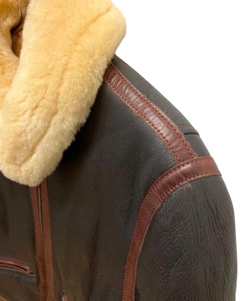 LIASON（リエゾン）LIASON (リエゾン) TYPE B-6 JACKET ムートンジャケット ブラック サイズ:SIZE Lの古着・服飾アイテム