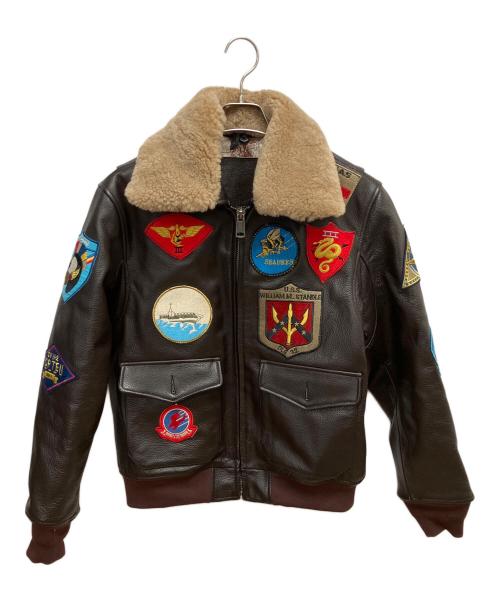 その他ブランド（ソノタブランド）その他ブランド (ソノタブランド) G-1 フライトジャケット ブラウン サイズ:SIZE Mの古着・服飾アイテム