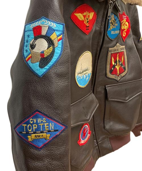 その他ブランド（ソノタブランド）その他ブランド (ソノタブランド) G-1 フライトジャケット ブラウン サイズ:SIZE Mの古着・服飾アイテム