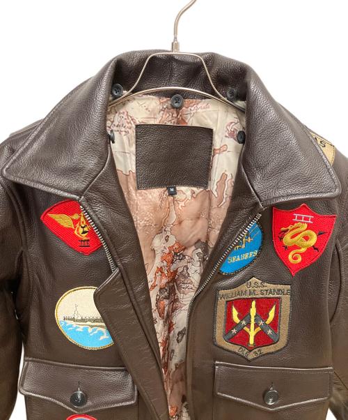 その他ブランド（ソノタブランド）その他ブランド (ソノタブランド) G-1 フライトジャケット ブラウン サイズ:SIZE Mの古着・服飾アイテム