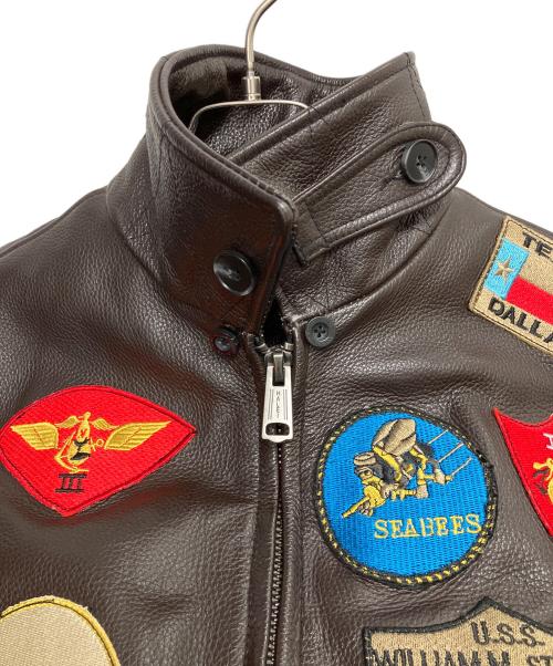 その他ブランド（ソノタブランド）その他ブランド (ソノタブランド) G-1 フライトジャケット ブラウン サイズ:SIZE Mの古着・服飾アイテム