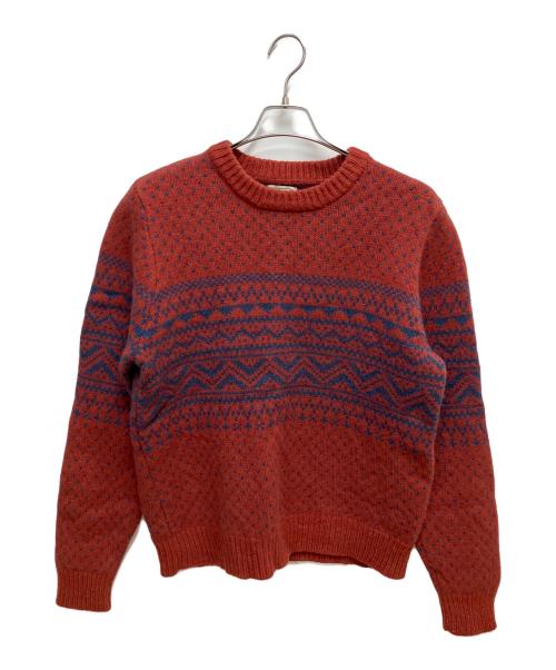 L.L.Bean（エルエルビーン）L.L.Bean (エルエルビーン) クラシック・ラグ・ウール・セーター レッド サイズ:SIZE Lの古着・服飾アイテム