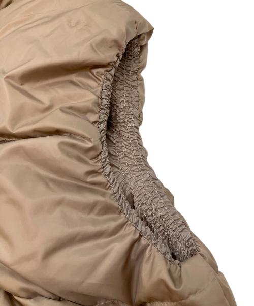 nano・universe（ナノ・ユニバース）nano・universe (ナノ・ユニバース) 西川ダウン (ニシカワダウン) ファー付きダウンベスト ブラウン サイズ:SIZE Mの古着・服飾アイテム