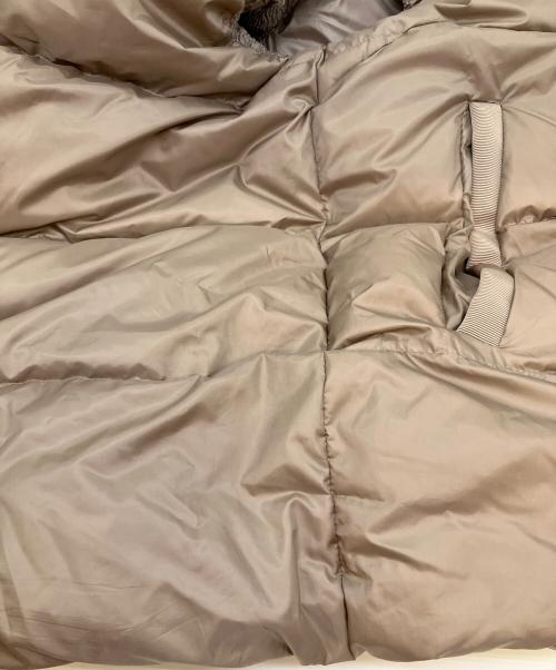 nano・universe（ナノ・ユニバース）nano・universe (ナノ・ユニバース) 西川ダウン (ニシカワダウン) ファー付きダウンベスト ブラウン サイズ:SIZE Mの古着・服飾アイテム