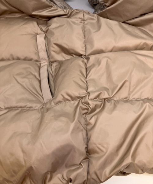 nano・universe（ナノ・ユニバース）nano・universe (ナノ・ユニバース) 西川ダウン (ニシカワダウン) ファー付きダウンベスト ブラウン サイズ:SIZE Mの古着・服飾アイテム